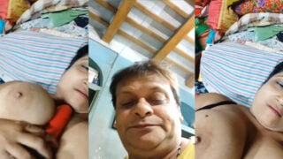 Busty Village Bhabhi Playing Full Clip